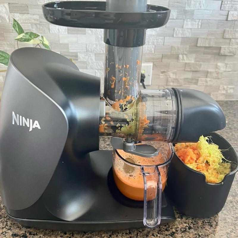 Ninja Cold Press Juicer Pro Extractor Compact Slow Juicer Graphite 150W 2 Cups Canadian Tire