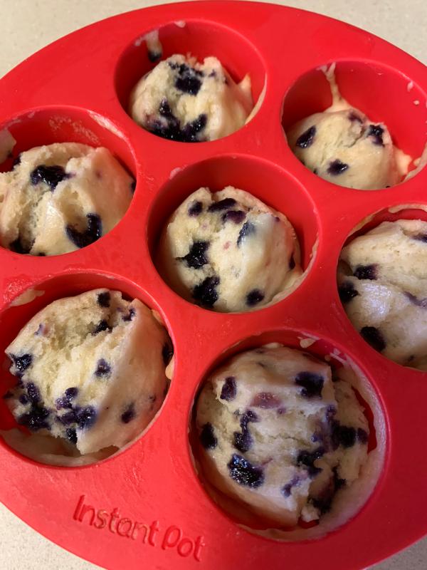 Blueberry muffins in my ninja
