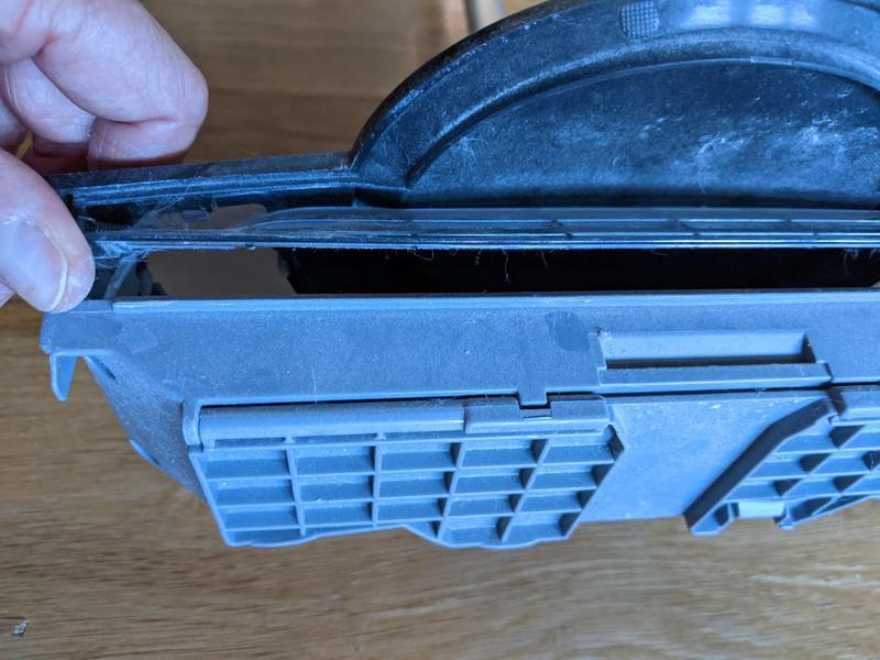 Flap you need to clean after you dump contents