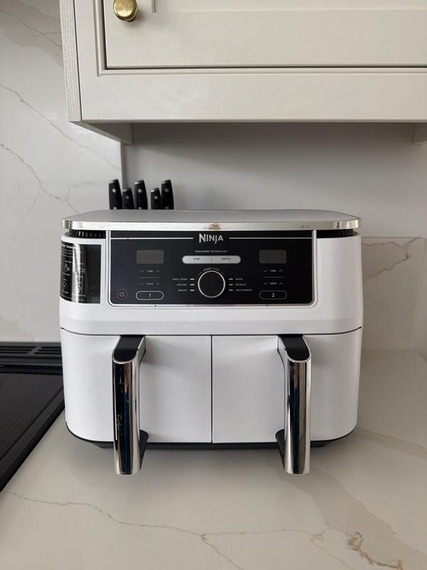 kochani様20素子白2B白1黒1 Ninja Foodi 8 Quart 6-in-1 DualZone 2-Basket Air Fryer - QVC.com