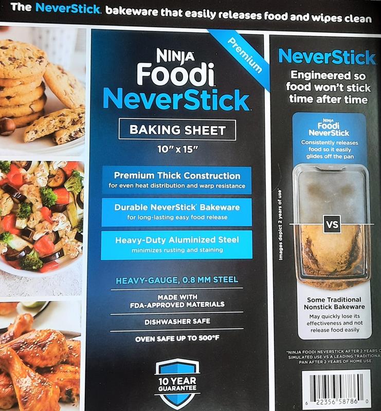 Ninja Foodi NeverStick Premium 10 x 15 Baking Sheet - B30015