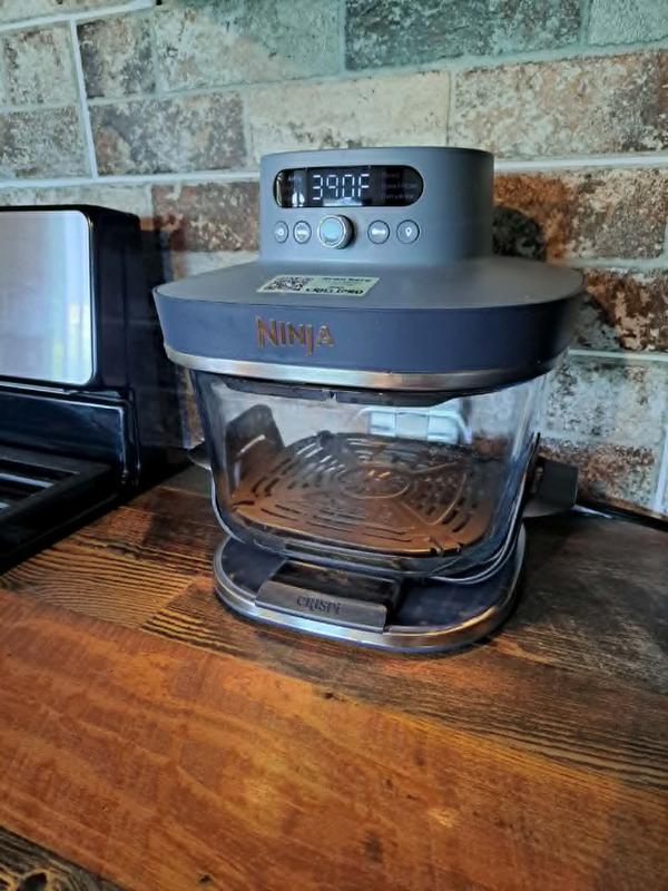 Ninja Crispi Pro Glass 6-Quart Gray Digital 1 -Baskets Air Fryer