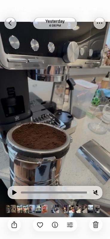 Still wanted me to add beans and grind before going to the next step