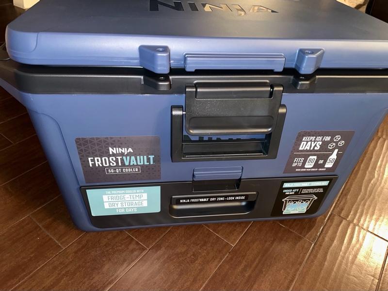 NINJA FrostVault 50- qt Hard Cooler with Dry Zone in Slate Gray