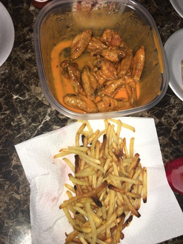 All cooked with the air fryer. So good!!