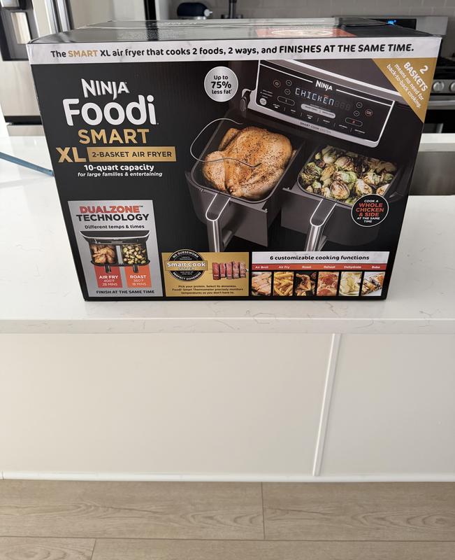 Ninja Foodi 10-QT Dual Air Fryer | DualZone