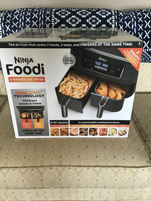 Ninja Foodi 8qt Original Dualzone 2 Basket Air Fryer With 6 Functions -  Dz201 : Target