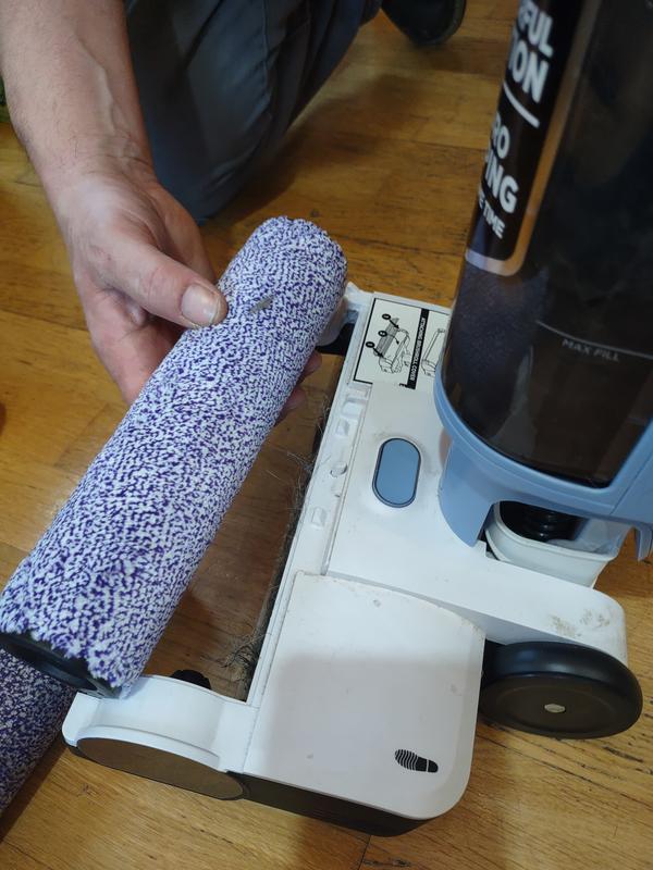 Putting in new brushroll