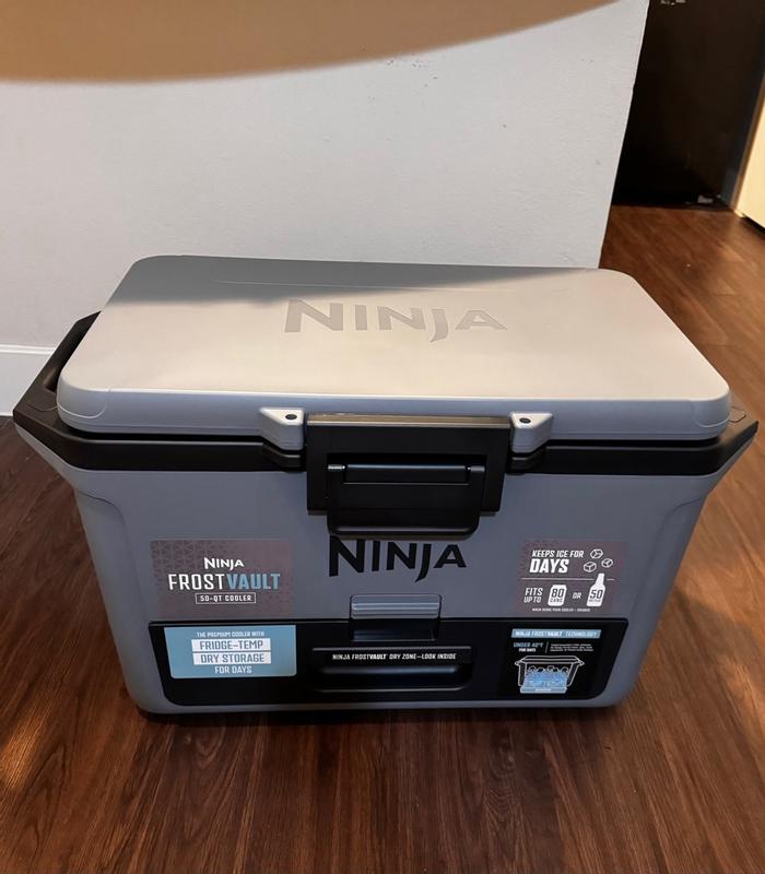 Ninja FrostVault™ 50qt Hard Cooler with Cold Dry Zone, Slate Gray