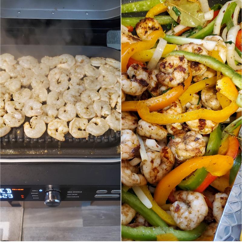 Grilled Shrimp Fajitas