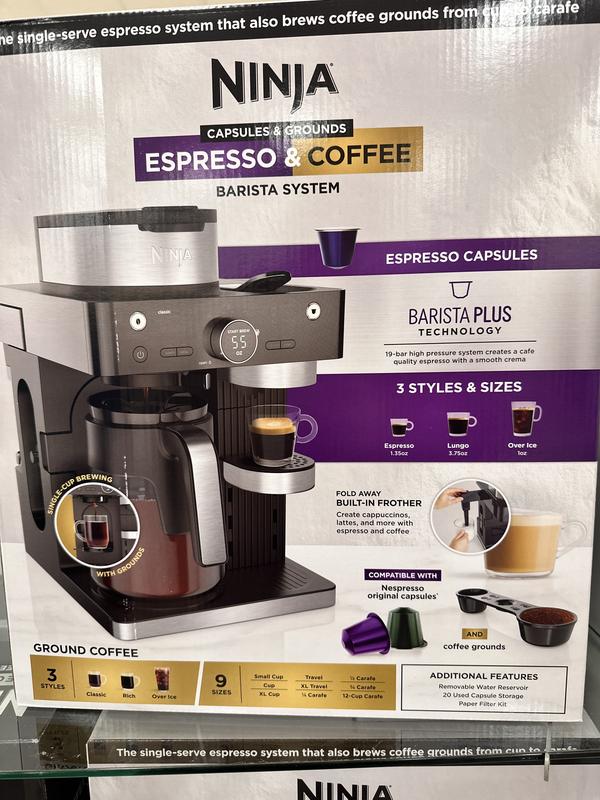 Have a question about NINJA Espresso and Coffee System