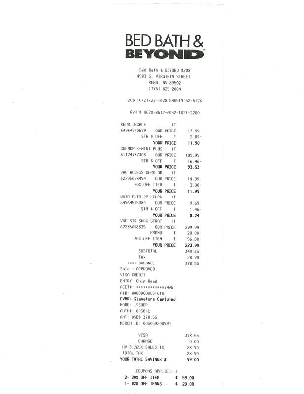 Sales Receipt