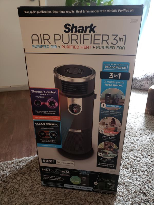 shark air purifier heat