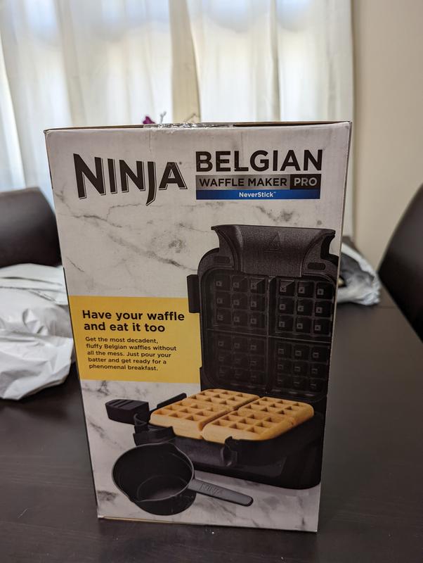  Ninja BW1001 NeverStick PRO Belgian Waffle Maker