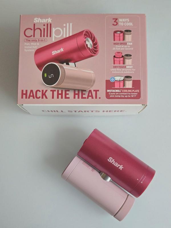 ChillPill™ 3-in-1 Latte Portable Fan | Misting and Cooling