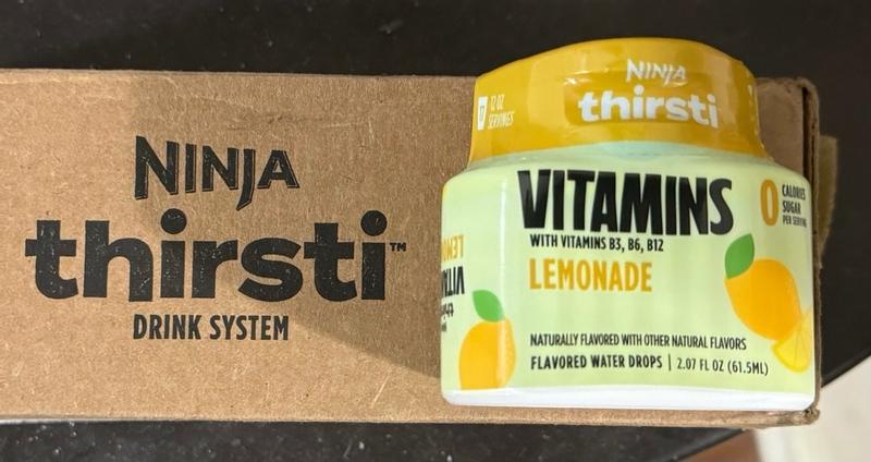 Ninja Thirsti Vitamins Lemonade Flavored Water Drops