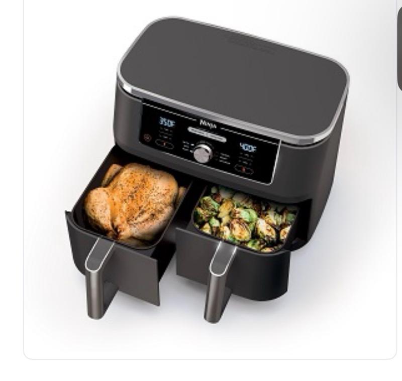 Ninja Foodi® DZ401 6-in-1 10-qt. XL 2-Basket Air Fryer with