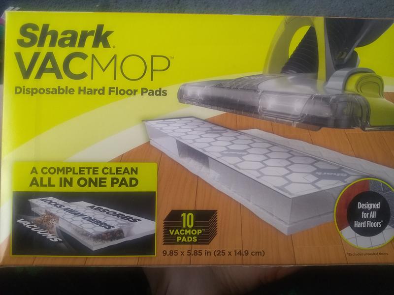 Shark VACMOP 5.9 in. x 10 in. Disposable Hard Floor Vacuum and Mop Pad  Refills Microfiber Cloth (10-Count) VMP10 - The Home Depot