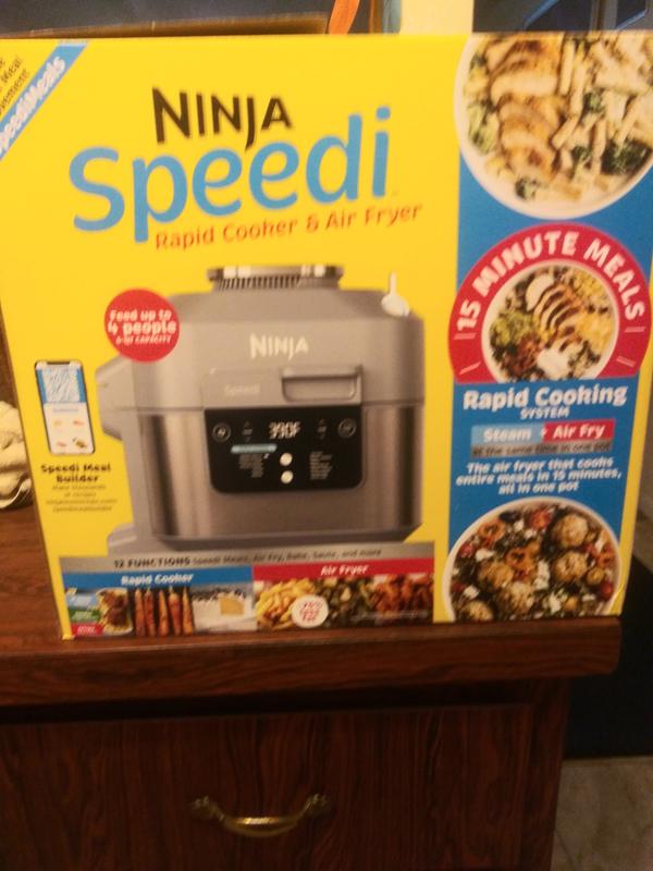 Ninja Speedi Rapid Cooker air fries, steams & grills meals in just