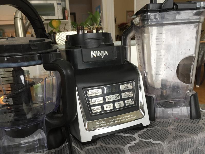 with a hole punched in a plastic container