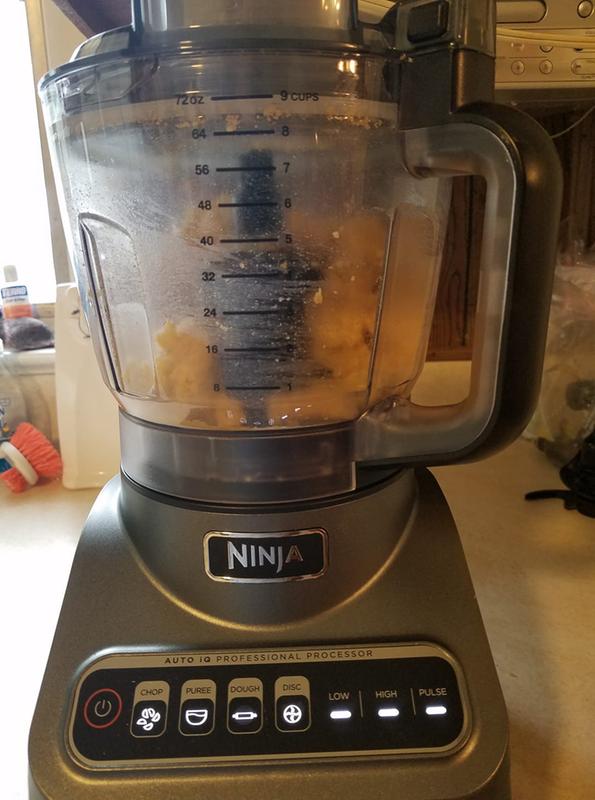 Ninja BN601 Professional Plus Food Processor 1000-Peak-Watts with Auto-iQ  Preset Programs Chop Puree Dough Slice Shred with a 9-Cup Capacity and a