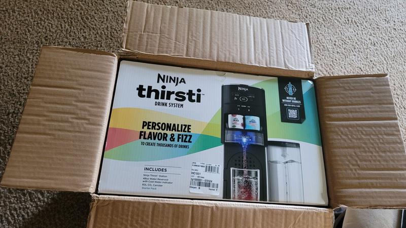 The Thirsti drink system by Ninja lets you customize fizz and flavor