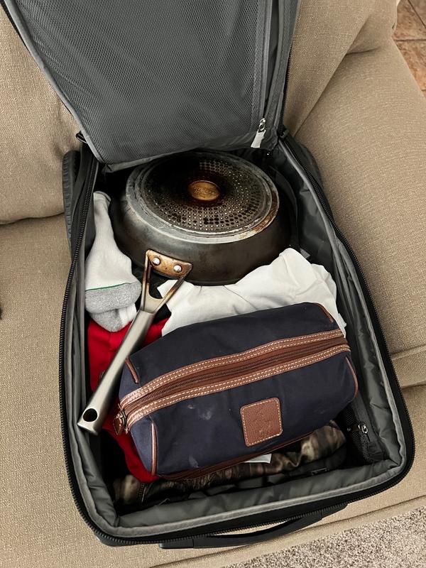 Packed my pan for a fishing trip