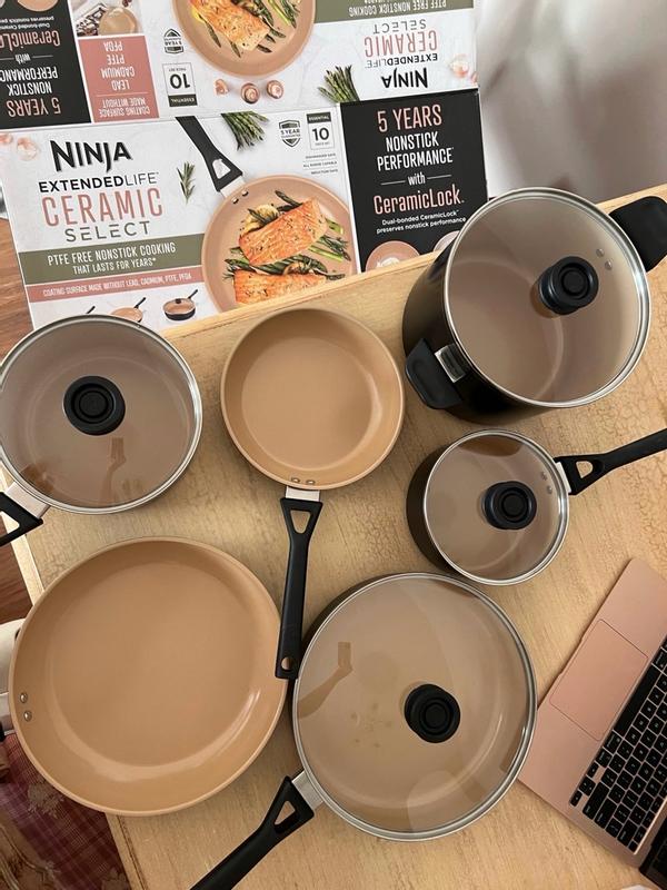 Ninja Extended Life Ceramic Select 10-Piece Cookware Set