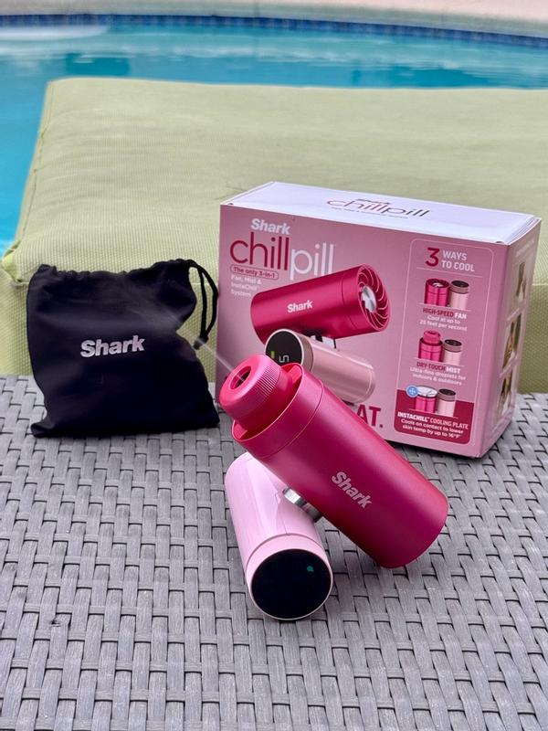 ChillPill™ 3-in-1 Rose Gold Portable Fan | Misting and Cooling