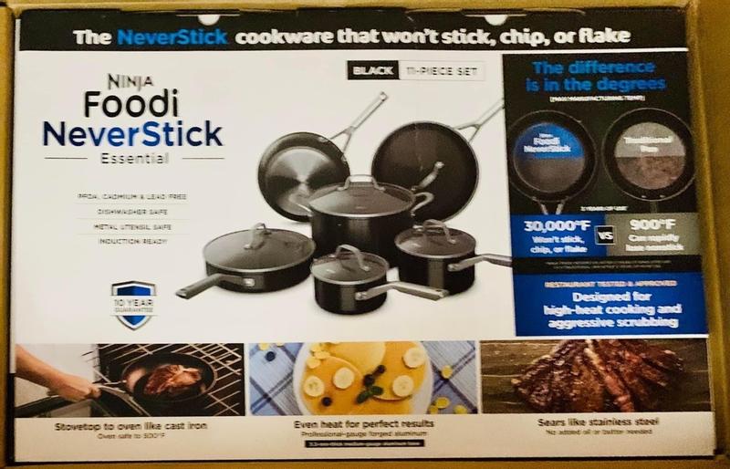 Ninja Foodi NeverStick 10-Piece Cookware Set (C19000C) 