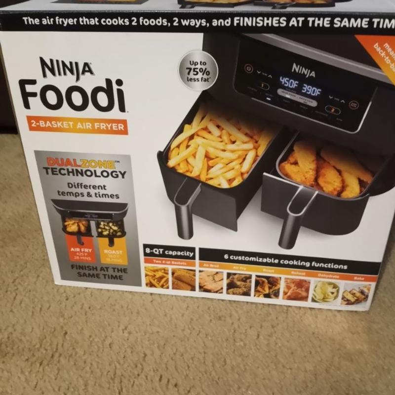 Ninja® Foodi® 6-in-1 8-qt. 2-Basket Air Fryer with DualZone Technology