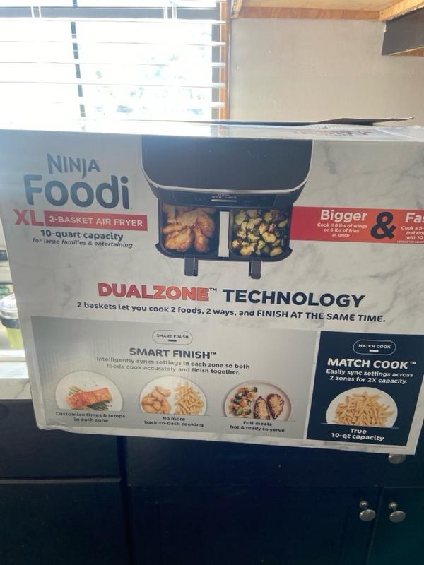 Ninja 10 Quart Foodi 6-in-1 XL 2-Basket Air Fryer - DZ401
