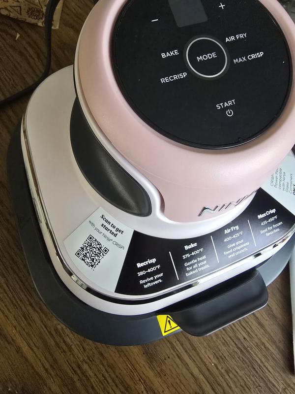 Ninja Crispi 4-in-1 Glass Air Fryer in Pink