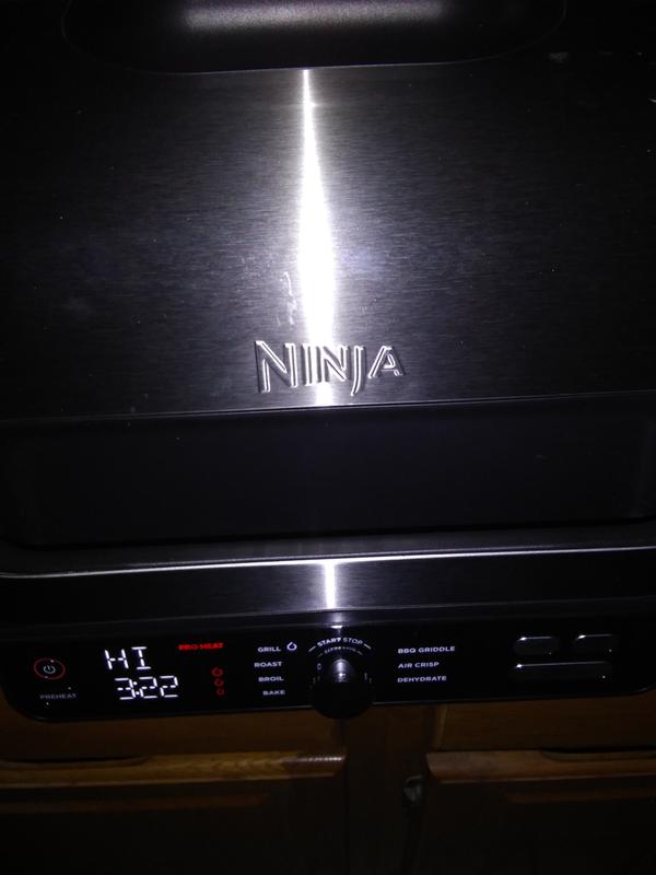 Ninja IG601 Foodi XL Pro 7-in-1 Indoor Grill 15.7-in L x 17.4-in W  Non-stick Residential, Black, 4 Quarts