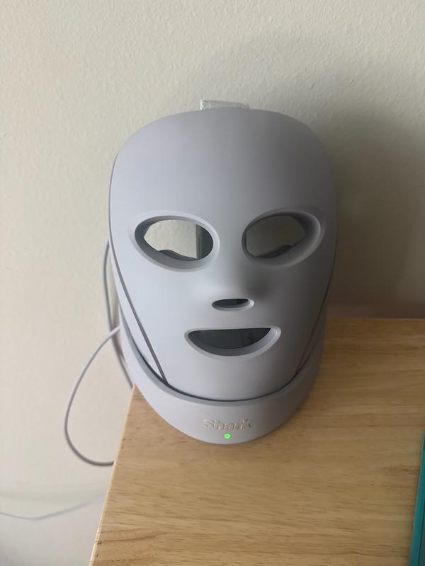 Customer photo for "Skincare isn’t just for women! A futuristic LED mask that brings cooling, convenience, and a little luxury to my daily routine."
