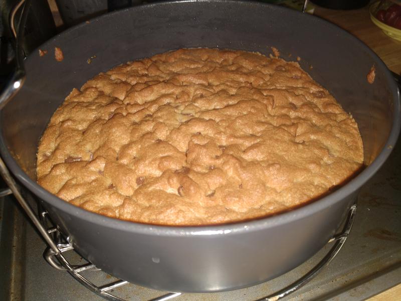Chocolate Chip Skillet Cookie!  (Thanks Ninja Recipes!)