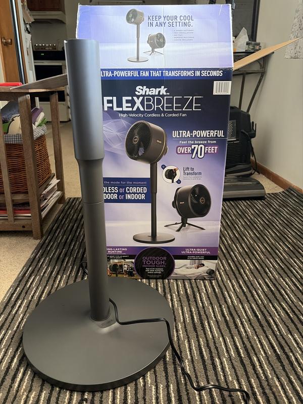 Shark FlexBreeze™ Indoor & Outdoor Pedestal & Table Fan With Cover