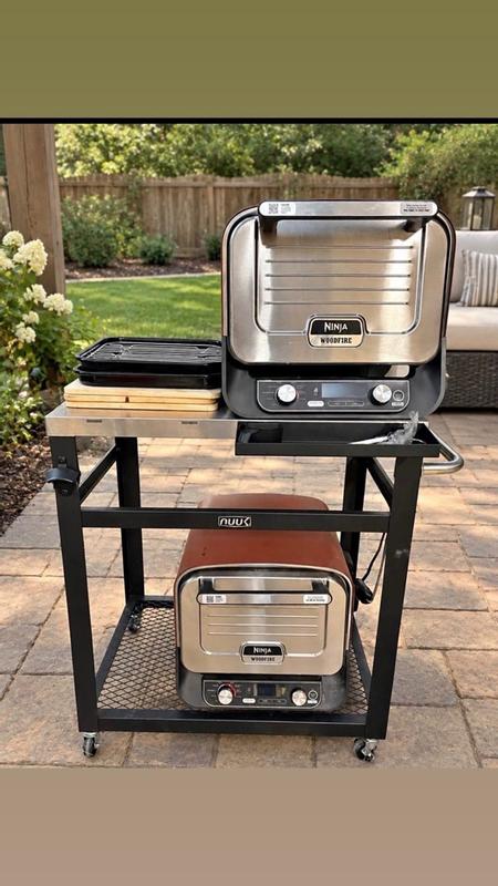 Ninja Woodfire Pizza Oven, 8-in-1 Outdoor Oven, 5 Pizza Settings
