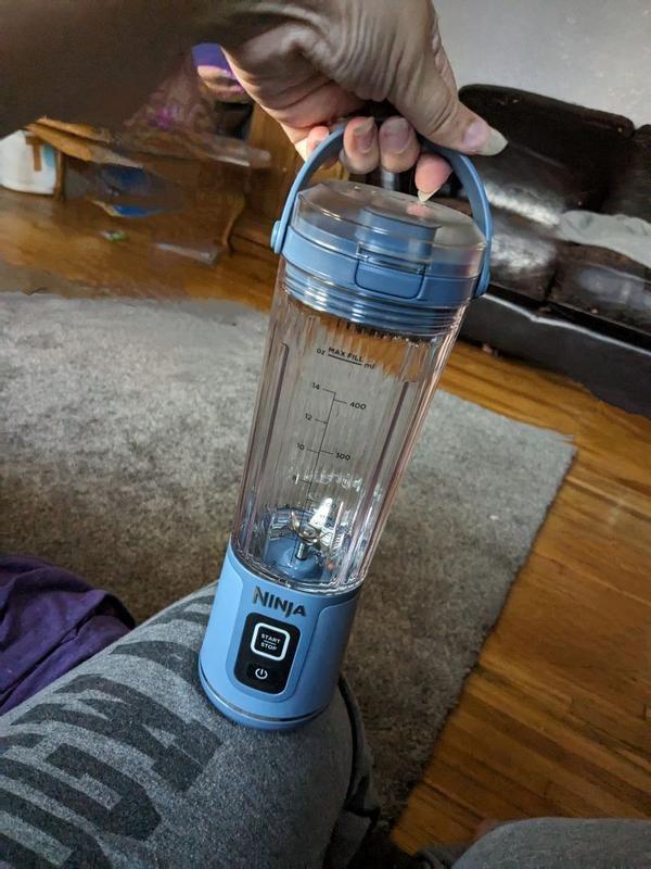 NINJA Blast 18 Oz. Single Speed Denim Blue Portable Blender BC151NV - The  Home Depot