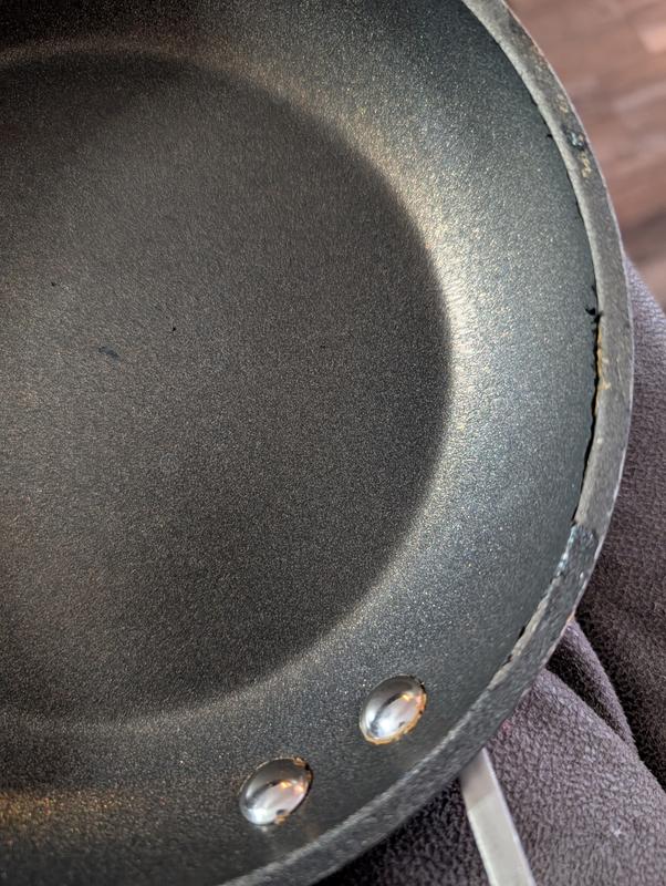 Peeling and scratched