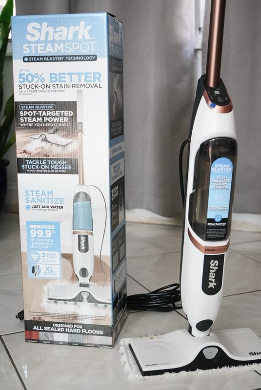 Shark SteamSpot Corded Steam Mop with Steam Blaster for Hard