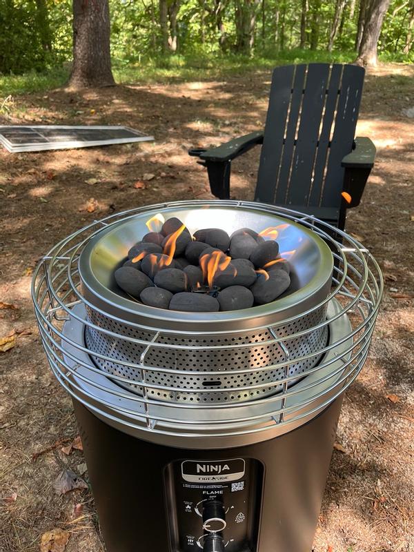 Ninja Fireside360 Outdoor Heater & Fire Pit with Cover Bundle in