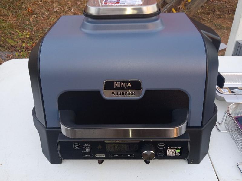 Ninja 180-Sq in Blue Smart Electric Smoker in the Electric Smokers