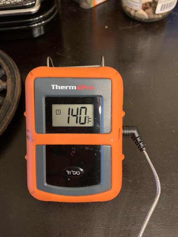 but temp inside is only 140 degrees!