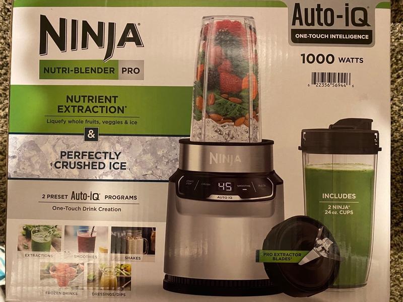 Ninja Nutri Blender Pro with Auto iQ 1100 Peak Watt Personal