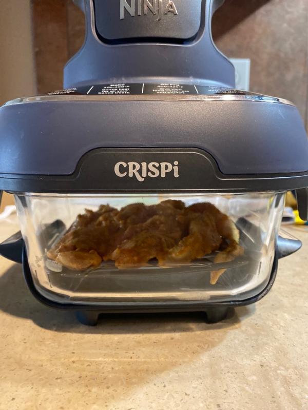Ninja Crispi 4-in-1 Portable Glass Air Fryer in Stone