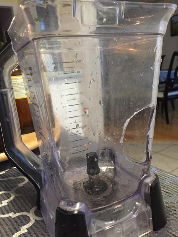 hole in my Ninja after using Frozen Fruits/Smoothies function