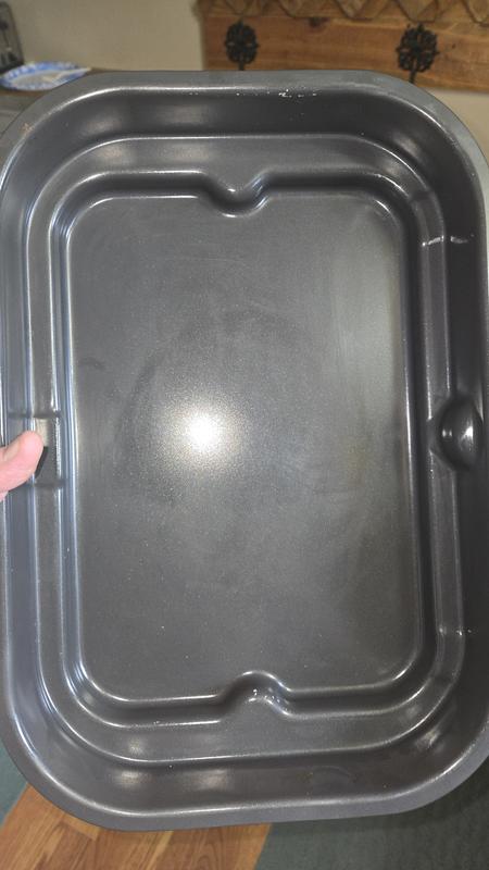 Coating chipping from mesh basket