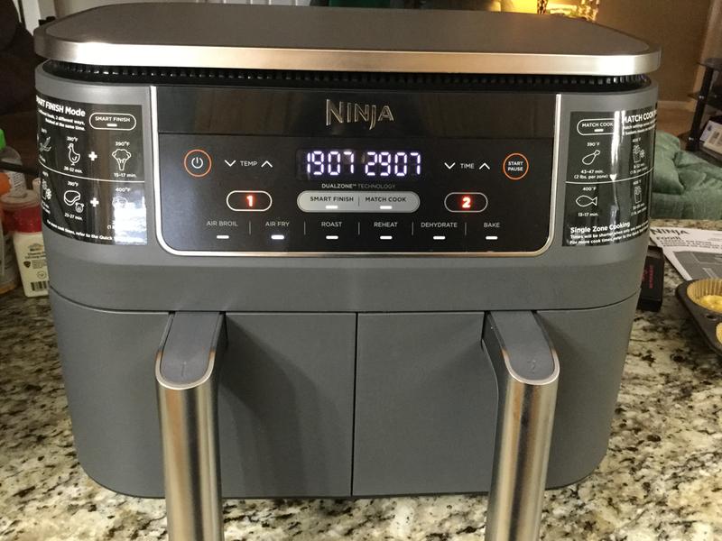 Ninja Foodi 6-in-1 8-Quart Dual-Zone Air Fryer with Smart Probe & Rack -  20648923