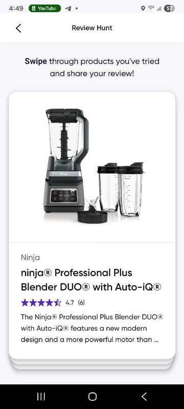 Ninja Professional Plus Duo 72-oz 4-Speed Countertop Blender
